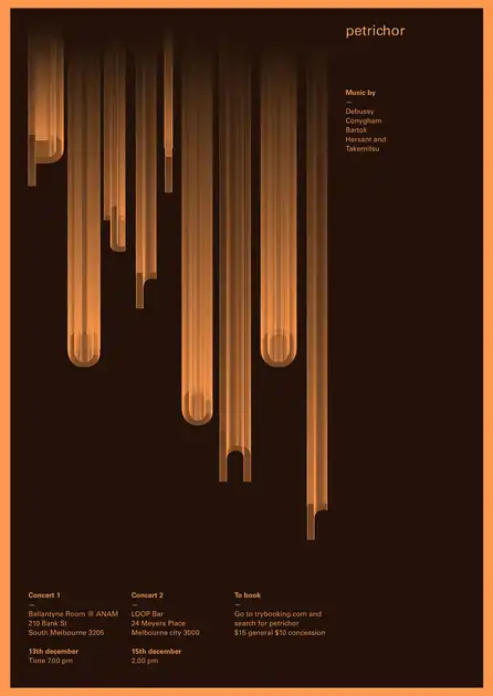 Petrichor Ensemble — Gig Poster Full